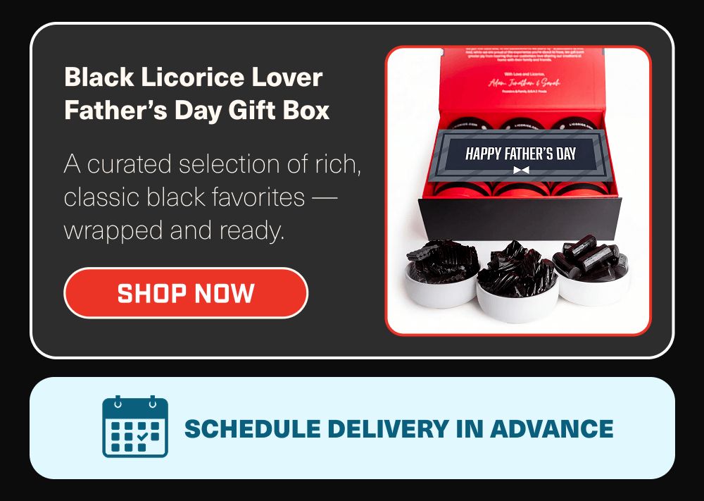 Black Licorice Lover Father’s Day Gift Box