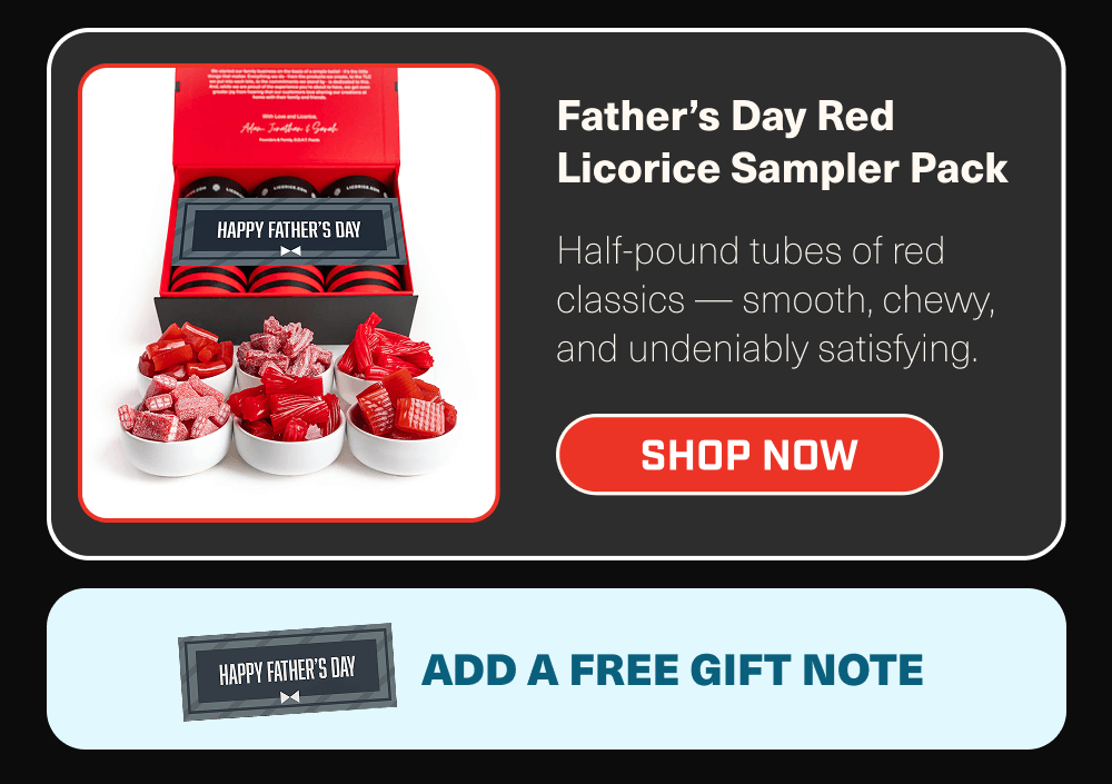 Father’s Day Red Licorice Sampler Pack
