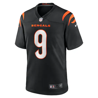  Nike Joe Burrow Black  Player Game Jersey