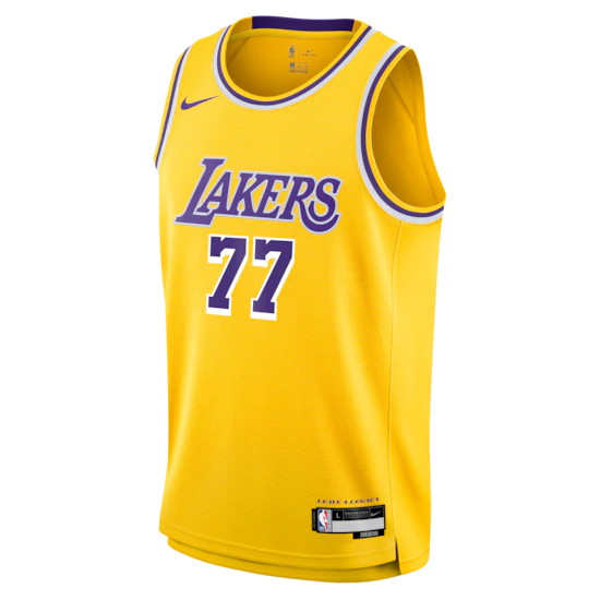  Nike Luka Dončić Gold  Swingman Jersey - ...