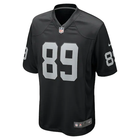  Nike Brock Bowers Black   Player Game Jer...