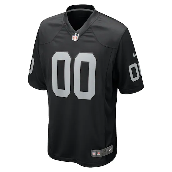  Nike Black  Custom Game Jersey