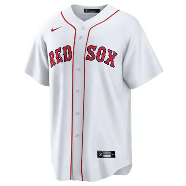  Nike Jarren Duran White  Home Replica Pla...