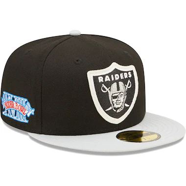  New Era Black/Silver  Super Bowl XVIII Le...