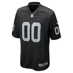  Nike Black  Custom Game Jersey