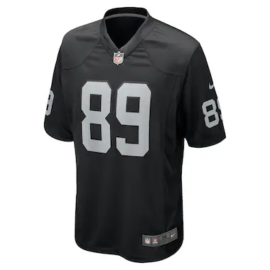  Nike Brock Bowers Black   Player Game Jer...