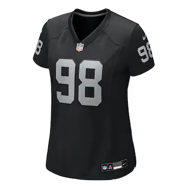  Nike Maxx Crosby Black  Jersey
