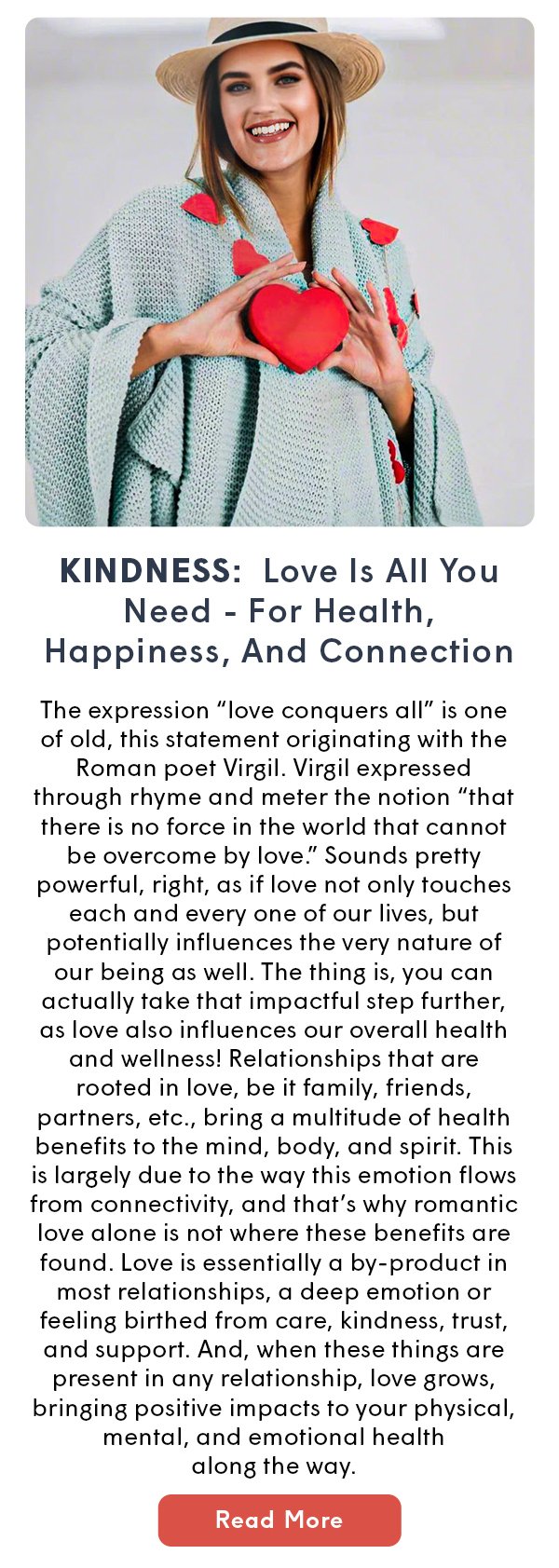 KINDNESS: Love Is All You Need - For Health, Happiness, And Connection