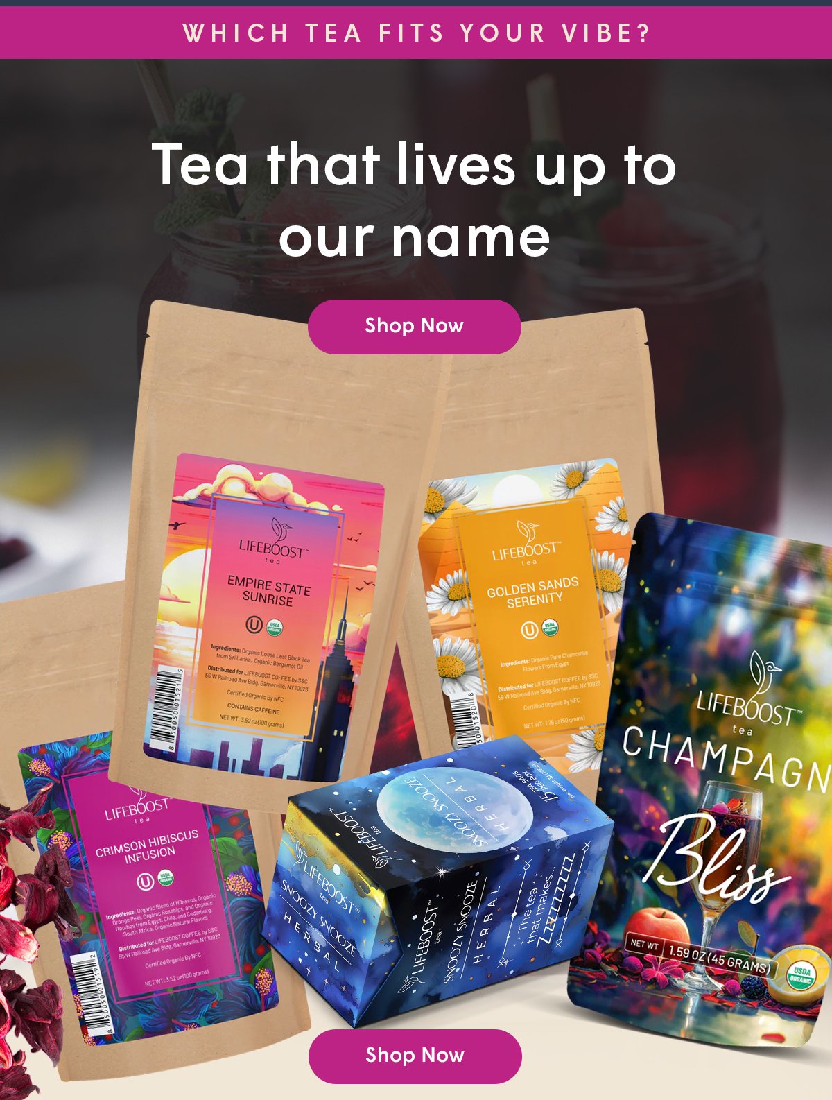 I’m usually all about my morning cup of Lifeboost Coffee, but with summer heating up and National Iced Tea Day here… it’s time to switch things up — in the coolest way possible.