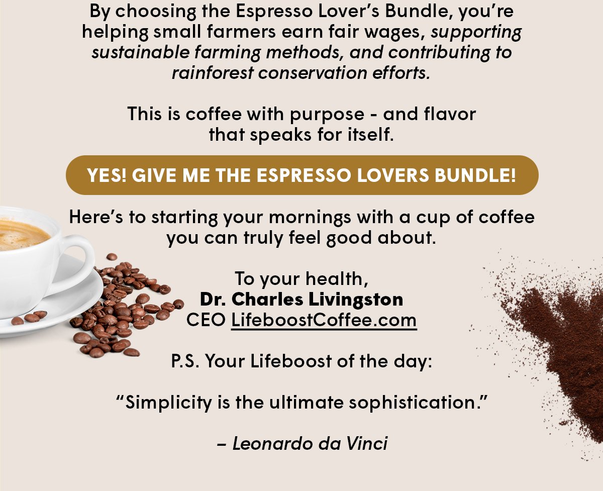  Yes! Give Me The Espresso Lovers Bundle!