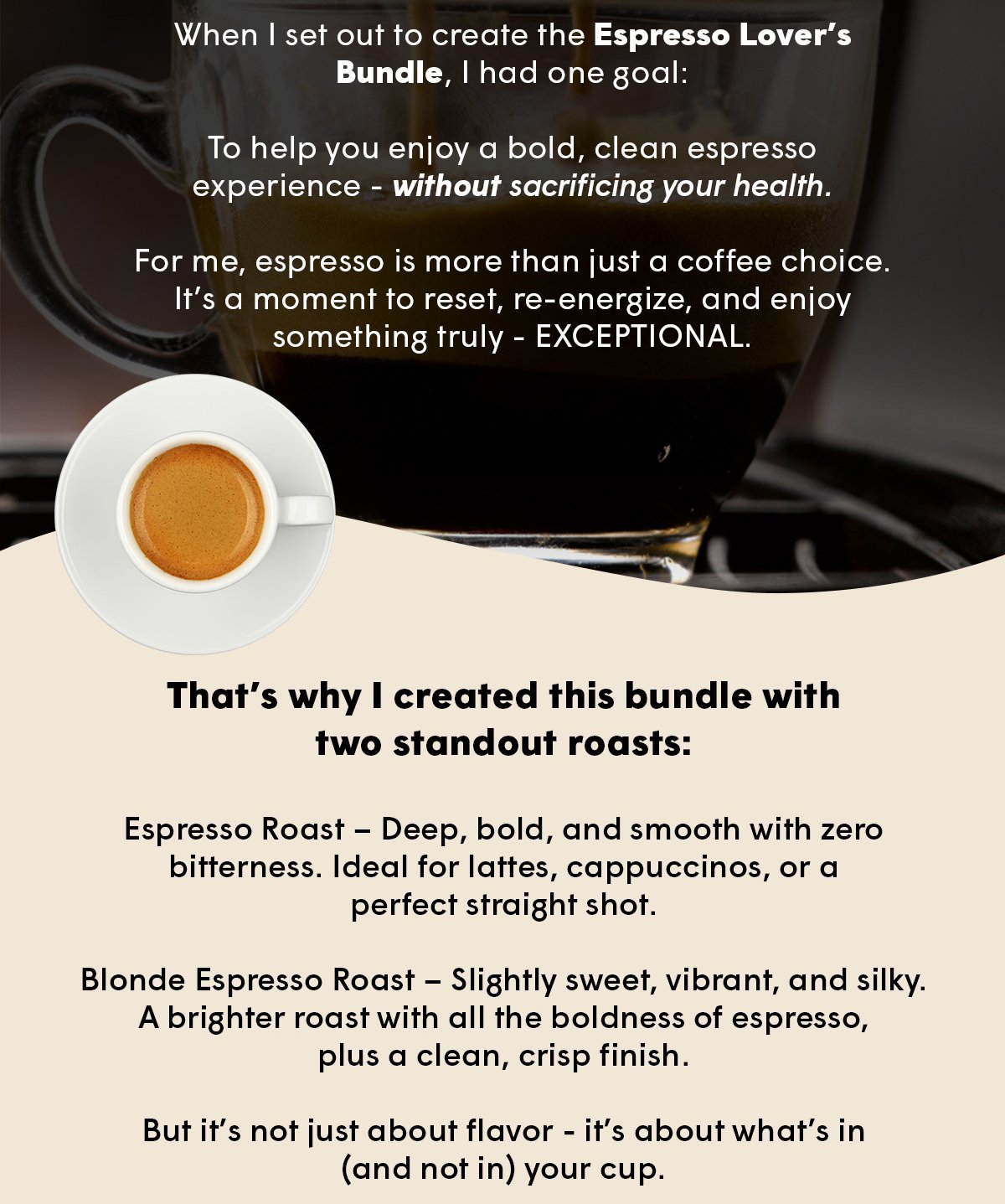 That’s why I created this bundle with two standout roasts