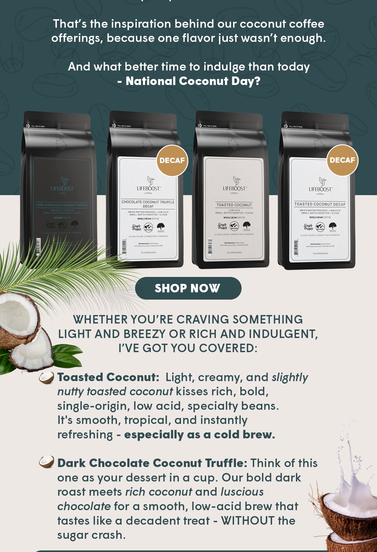 And what better time to indulge than today - National Coconut Day? 