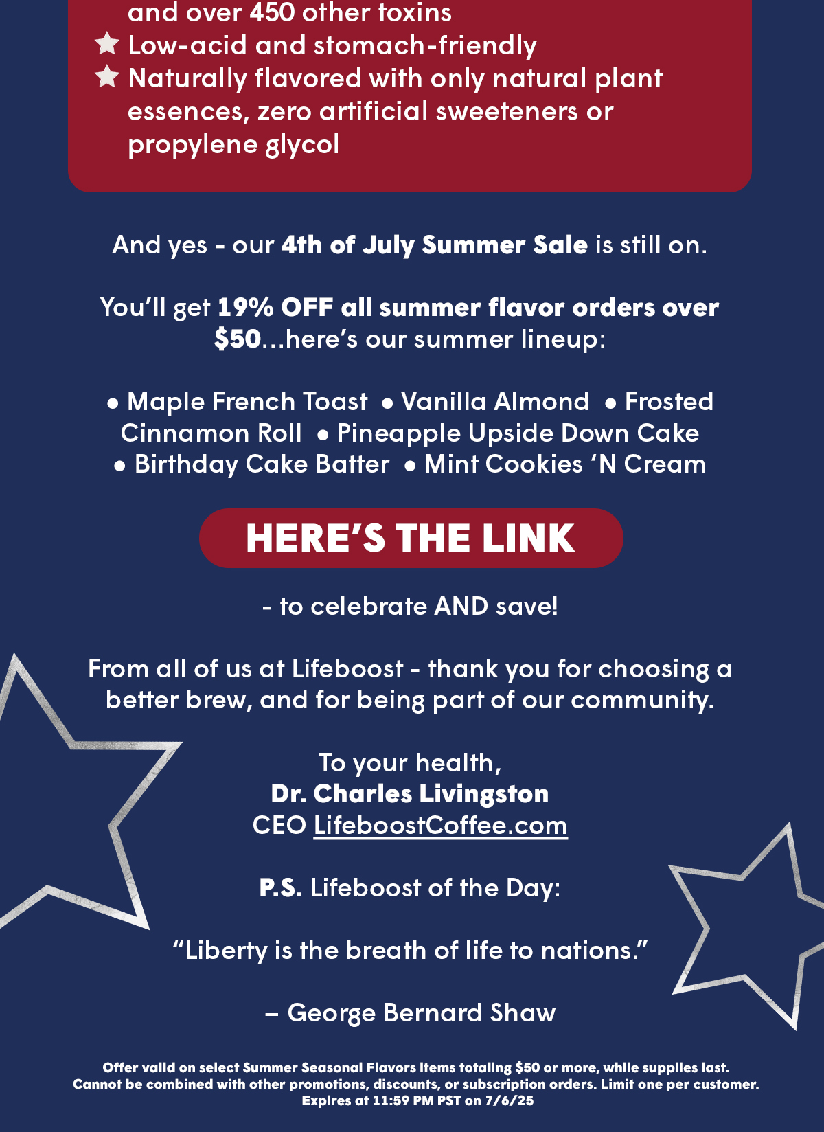 HERE’S THE LINK - to celebrate AND save!