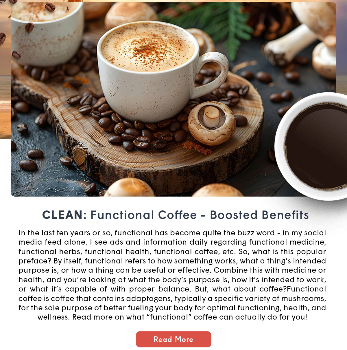 CLEAN: Functional Coffee - Boosted Benefits
