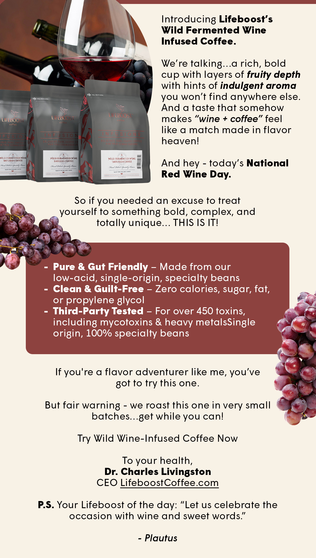 Try Wild Wine-Infused Coffee Now