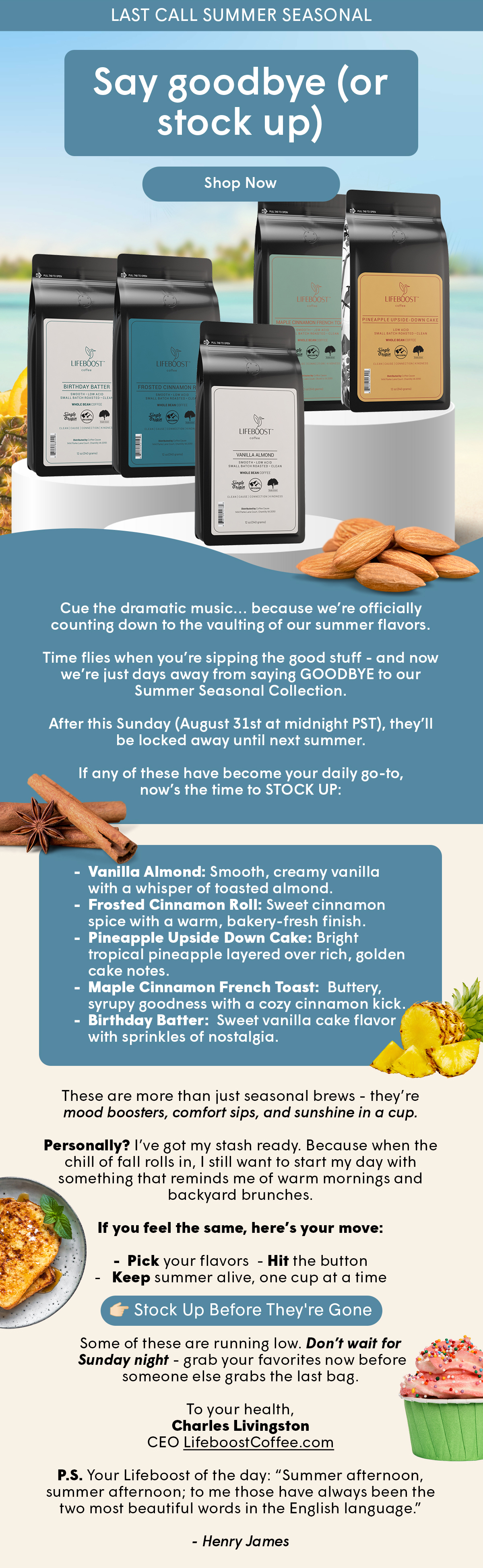  Stock Up Before They're Gone