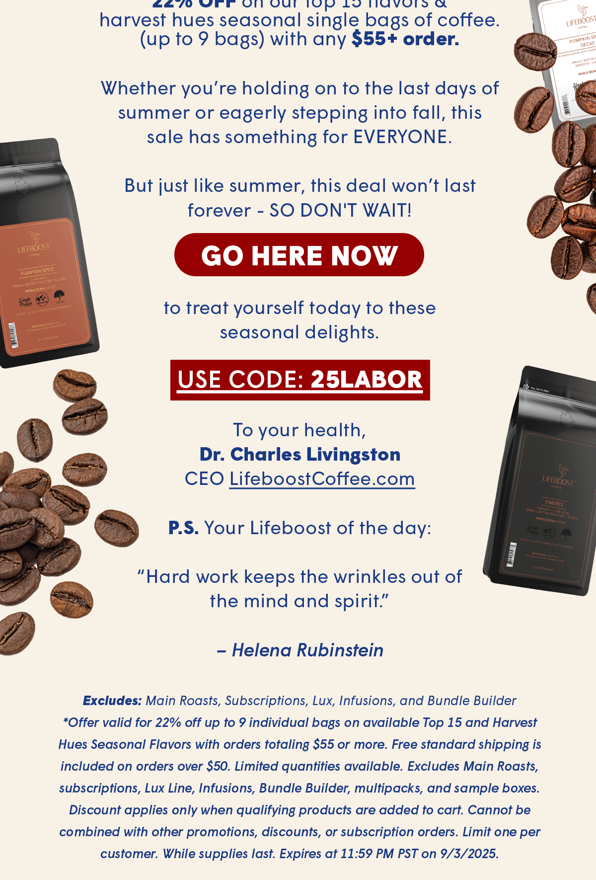 GO HERE NOW to treat yourself today to these seasonal delights.