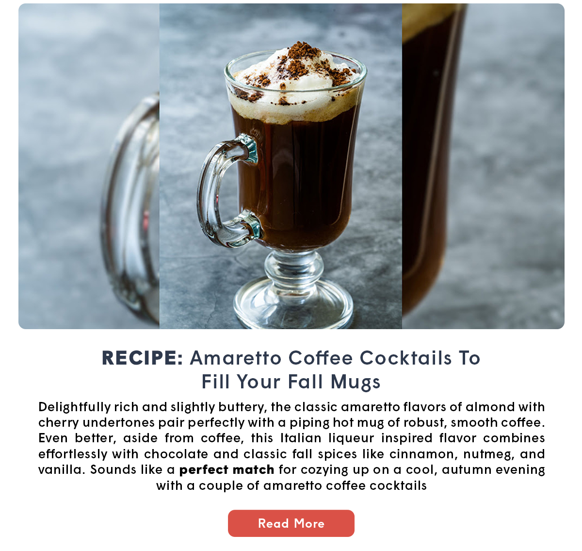 RECIPE: Amaretto Coffee Cocktails To Fill Your Fall Mugs