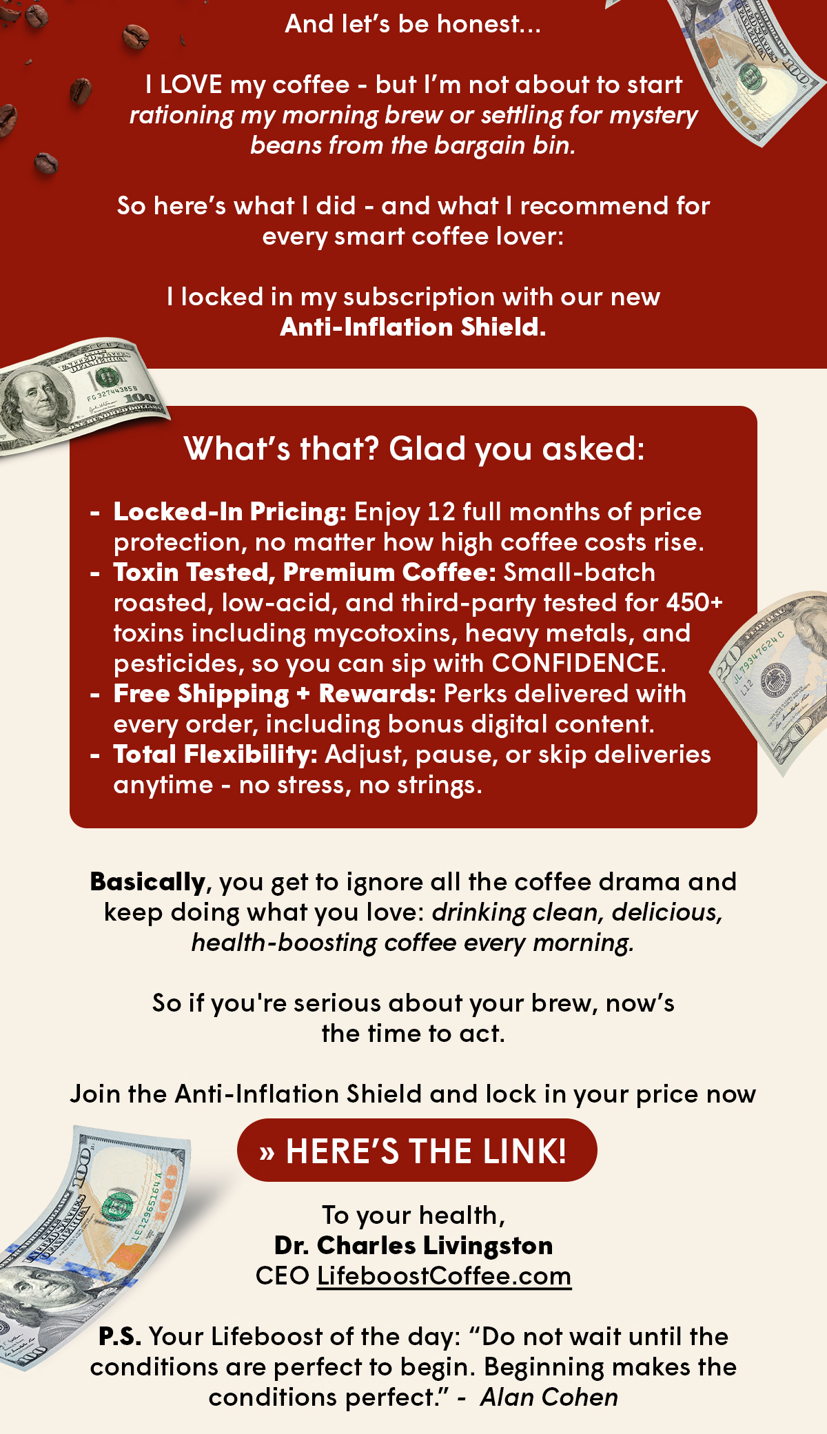 Join the Anti-Inflation Shield and lock in your price now » HERE’S THE LINK!