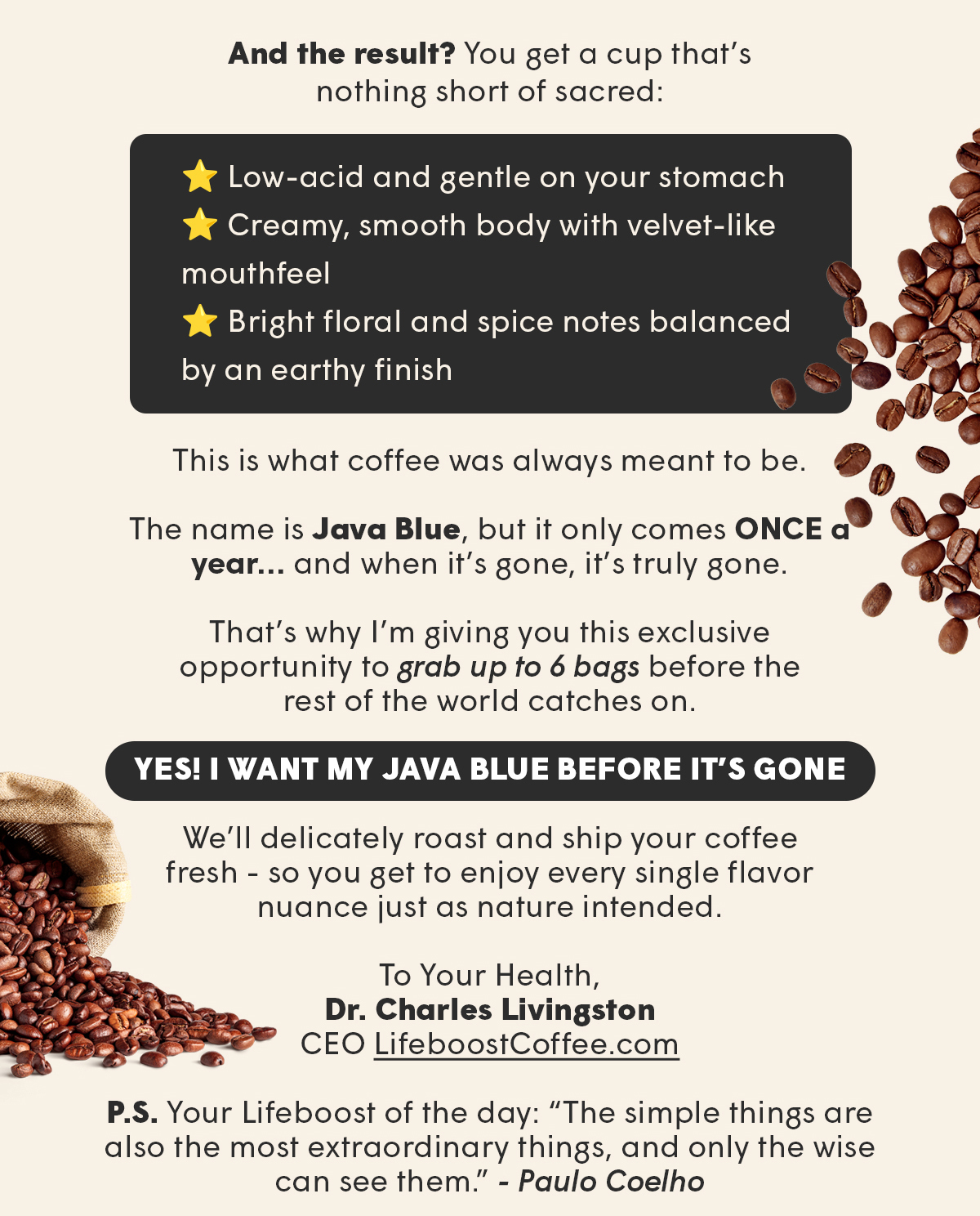 YES! I Want My Java Blue Before It’s Gone