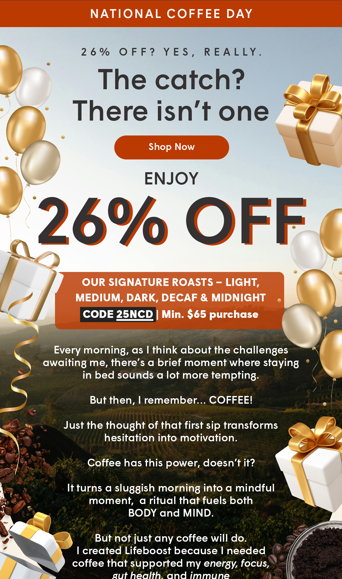 Enjoy 26% OFF - Code 25NCD