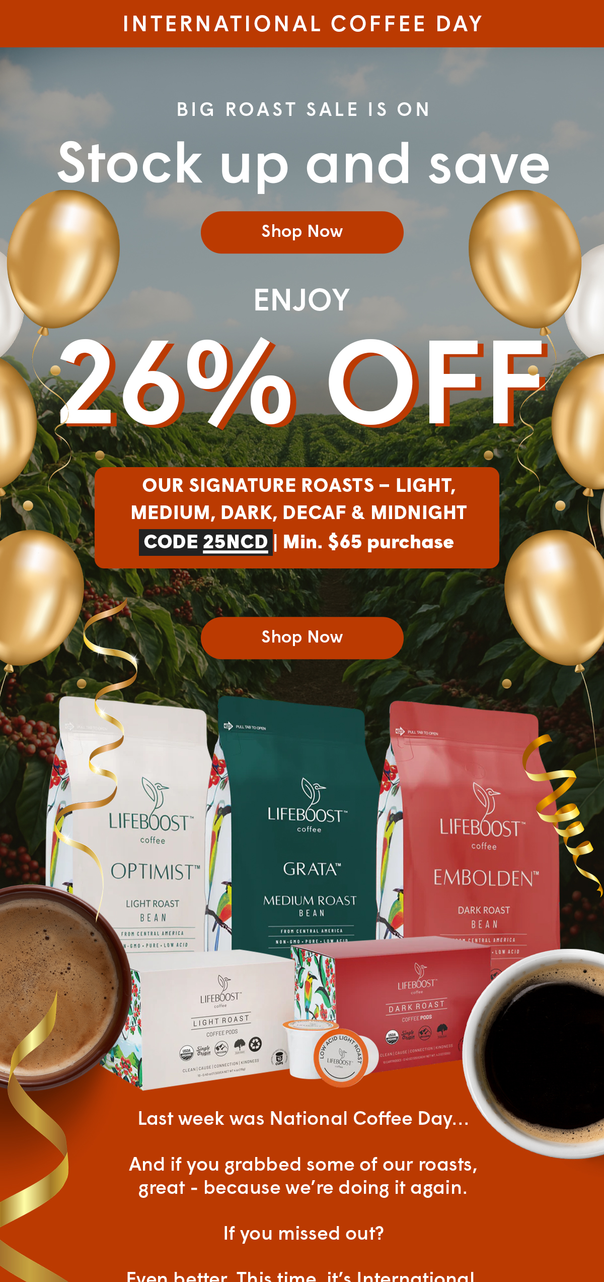 Enjoy 26% OFF - Code 25NCD