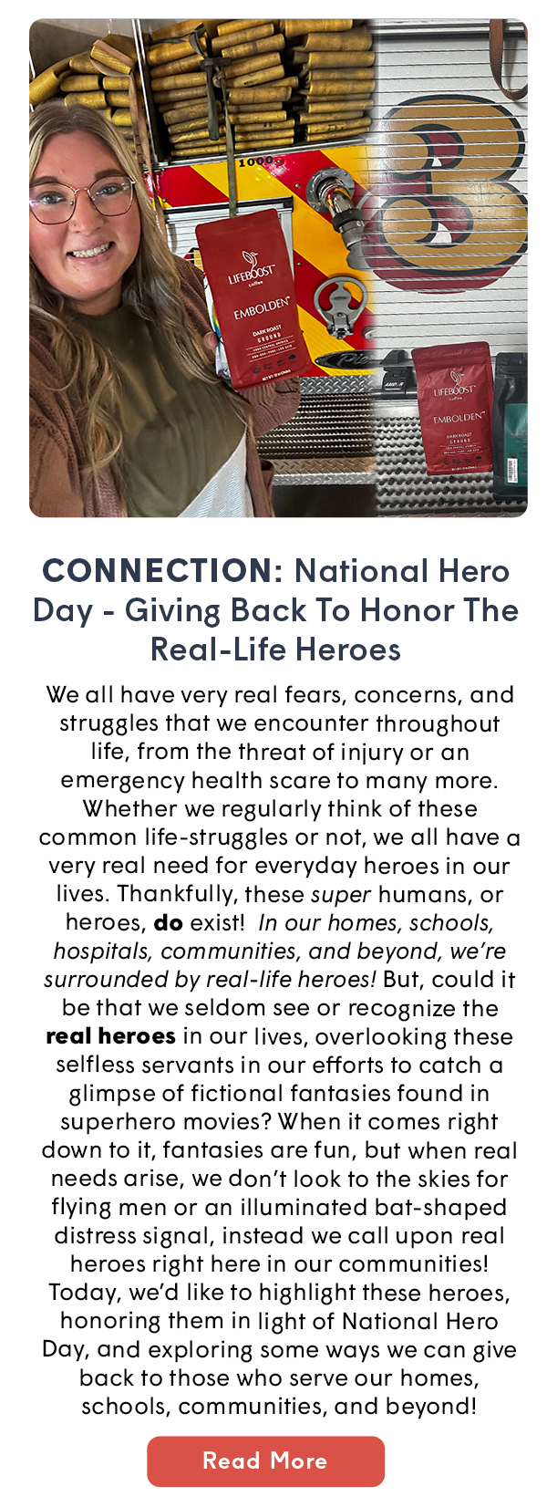 CONNECTION: National Hero Day - Giving Back To Honor The Real-Life Heroes