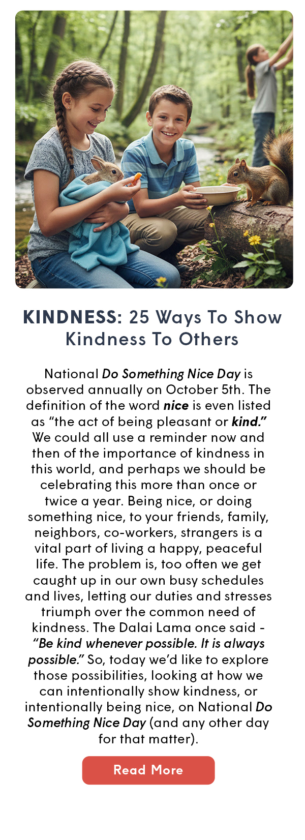  KINDNESS: 25 Ways To Show Kindness To Others