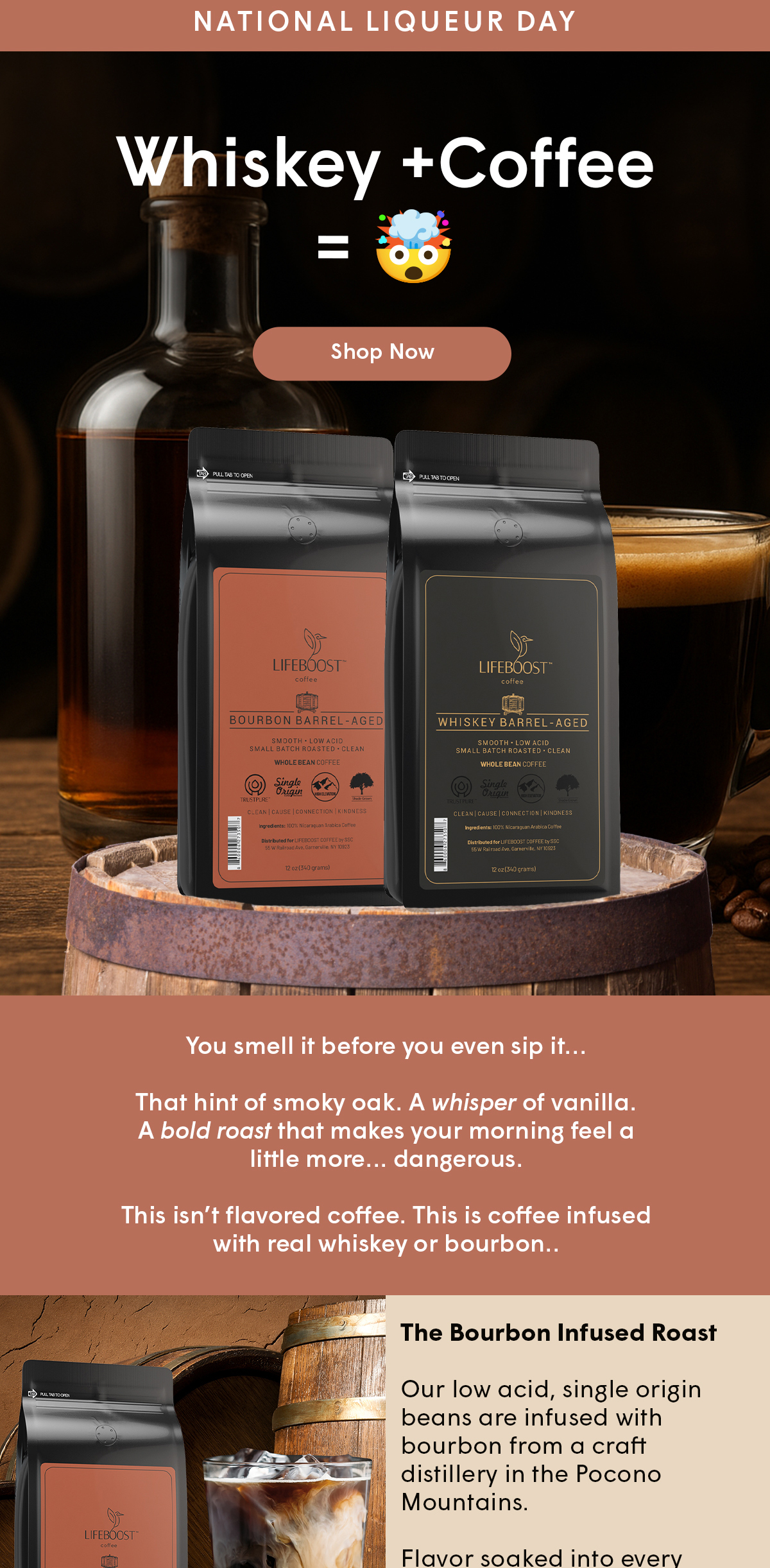 You smell it before you even sip it…