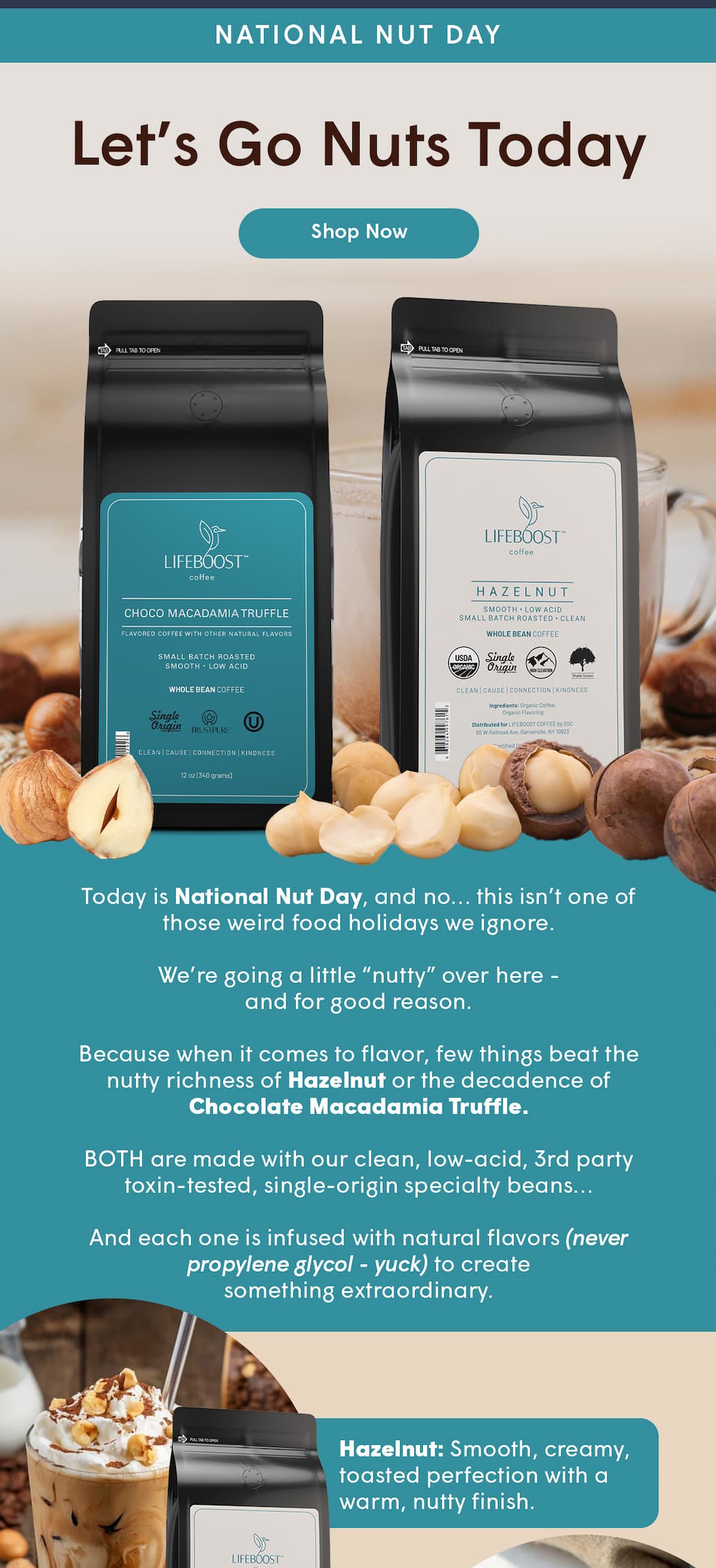 Today is National Nut Day, and no… this isn’t one of those weird food holidays we ignore.