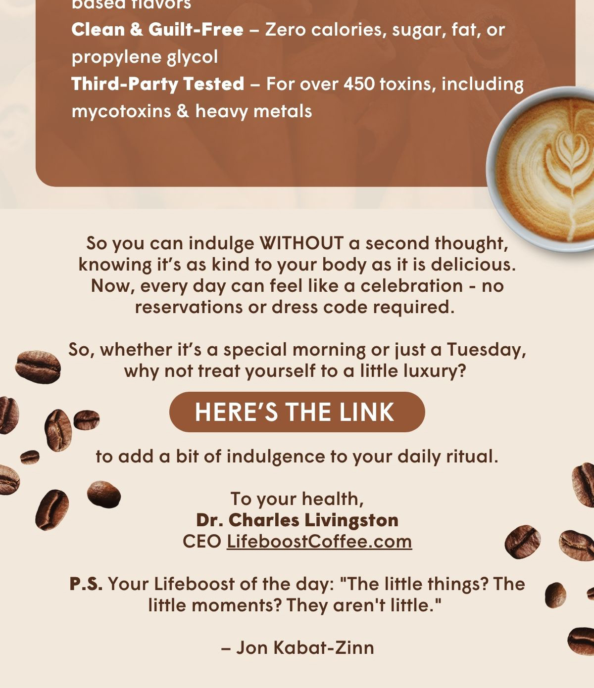 HERE’S THE LINK to add a bit of indulgence to your daily ritual.