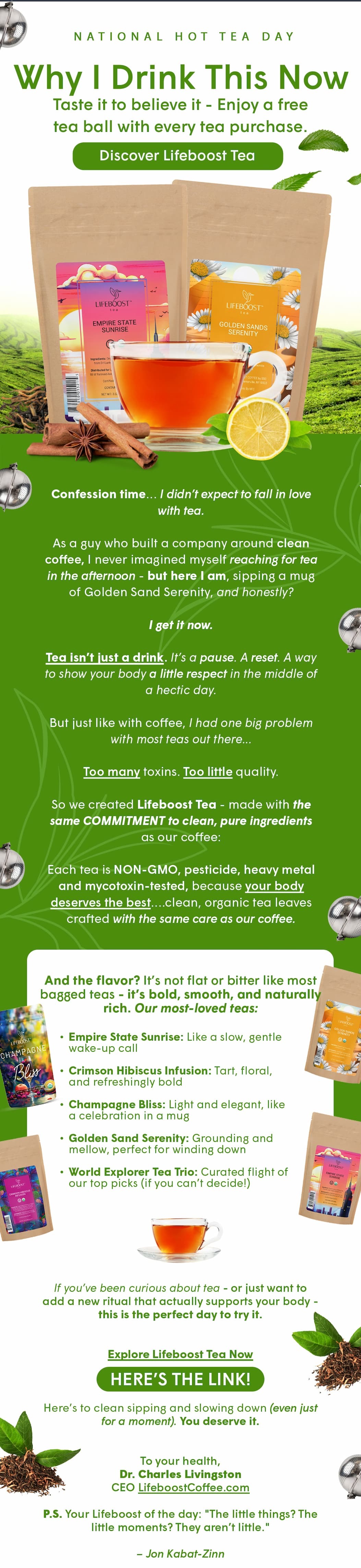Tea isn’t just a drink. It’s a pause. A reset. A way to show your body a little respect in the middle of a hectic day.