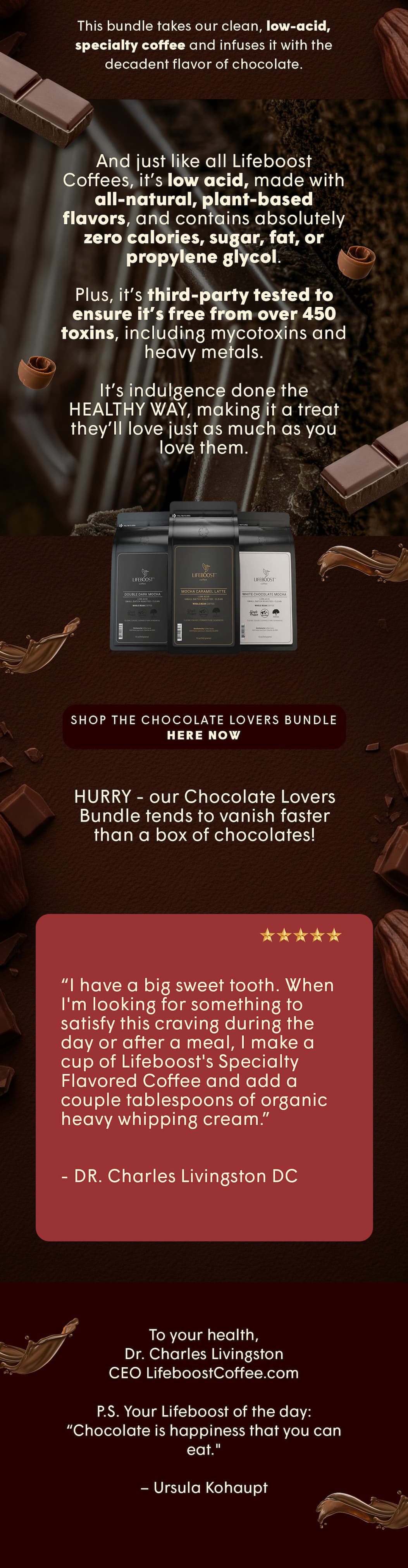 Shop the Chocolate Lovers Bundle ~ Here Now