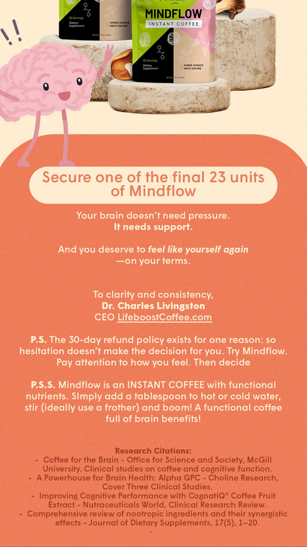 Secure one of the final 23 units of Mindflow