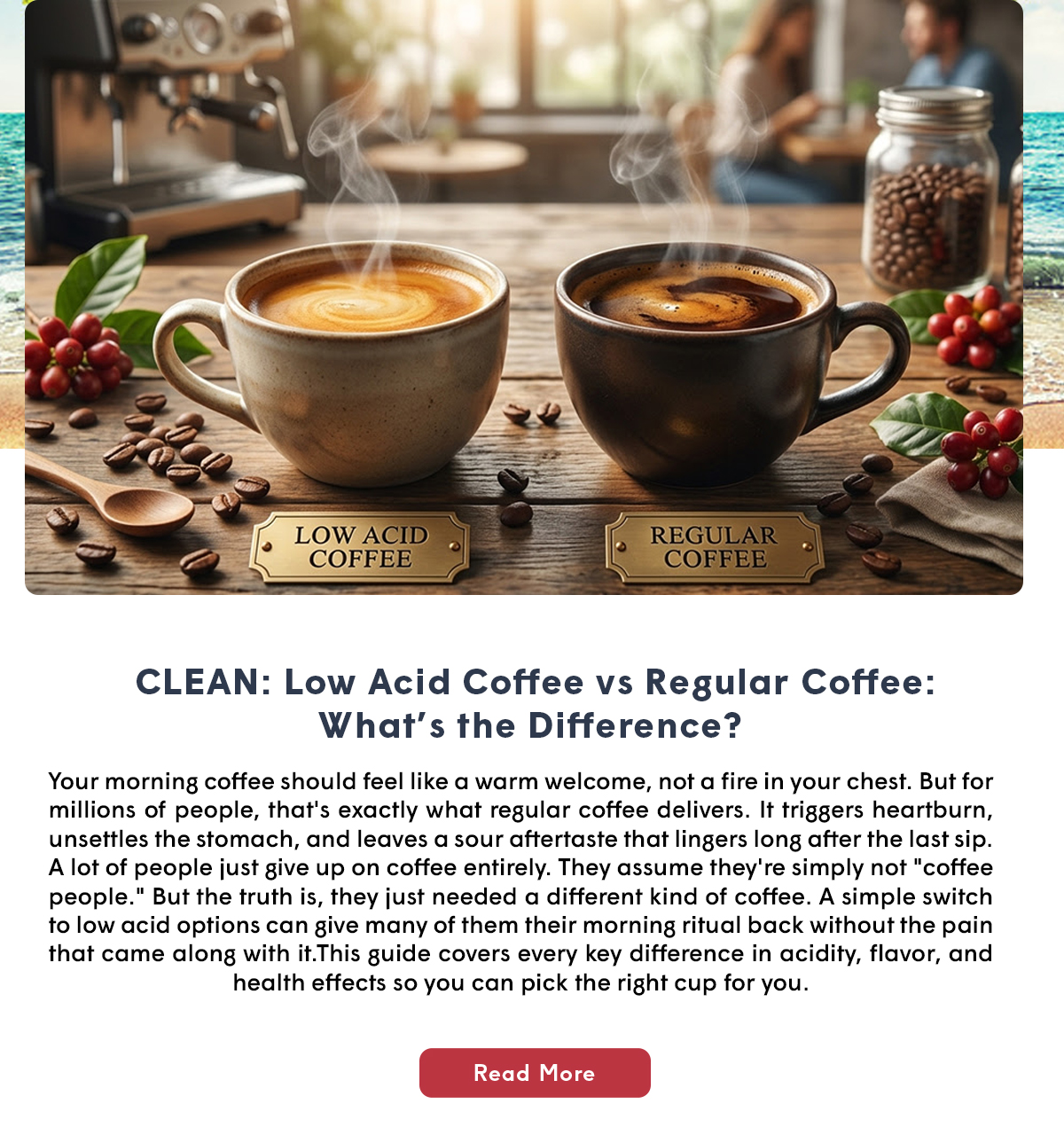 CLEAN: Low Acid Coffee vs Regular Coffee: What’s the Difference?