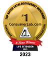 Rated #1 Catalog/Internet Merchant by ConsumerLab.com