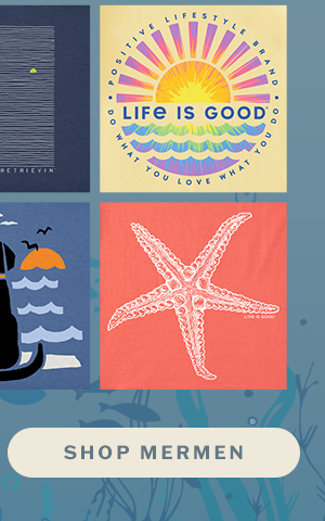 Shop beachy tees for mermen.