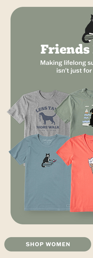 Friends furever. Pet and animal tees for women.