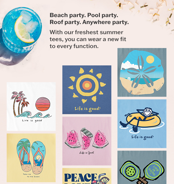Our freshest summer tees.