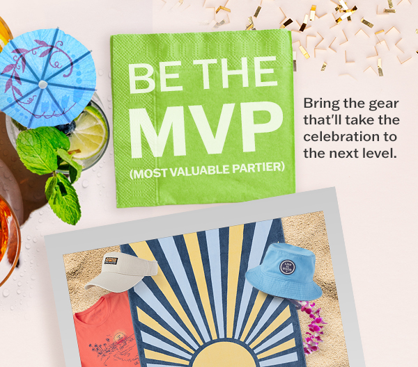 Bring the gear that will take the celebration to the next level. Shop more goodies.