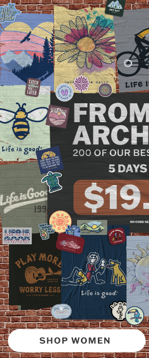 From the archives! 200 of our best graphics for $19.94. 5 days only. Shop women.