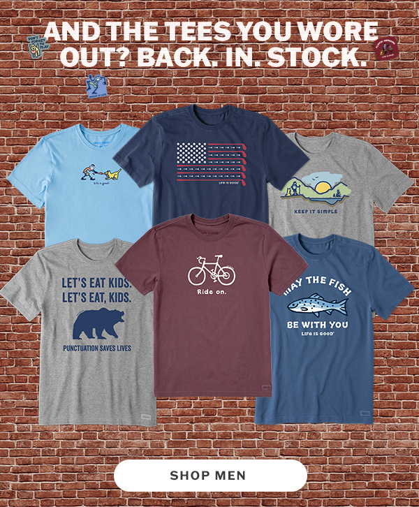 200 of our best graphics for $19.94. 5 days only. Shop men.