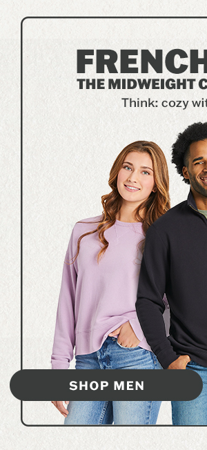 French terry: the midweight champ of sweats. Shop men.