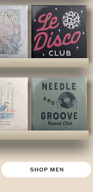 Shop men's music tees.