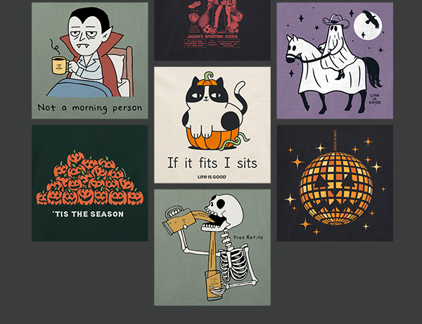 Halloween tees.