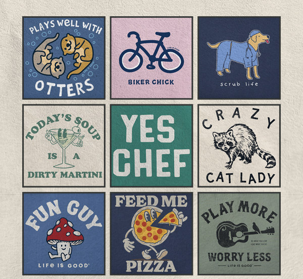 Smileworthy tees.