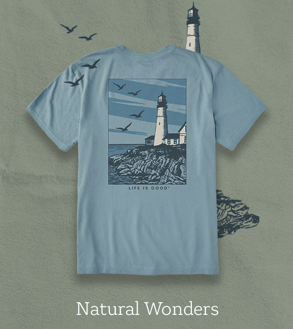 Natural wonders. Shop nature and wildlife tees.