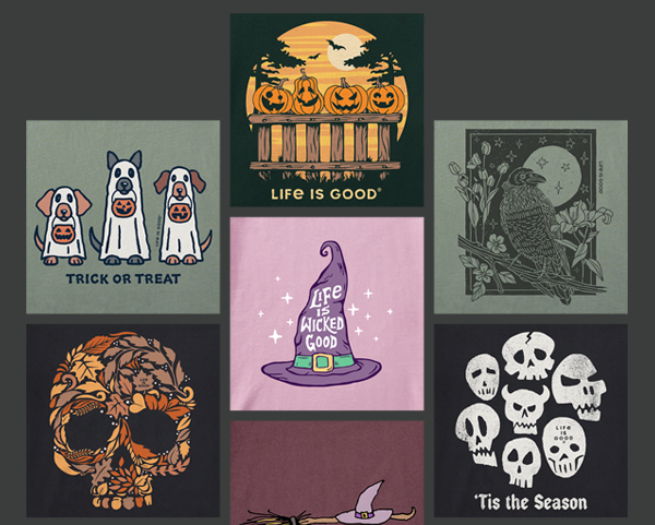 Shop Halloween tees.