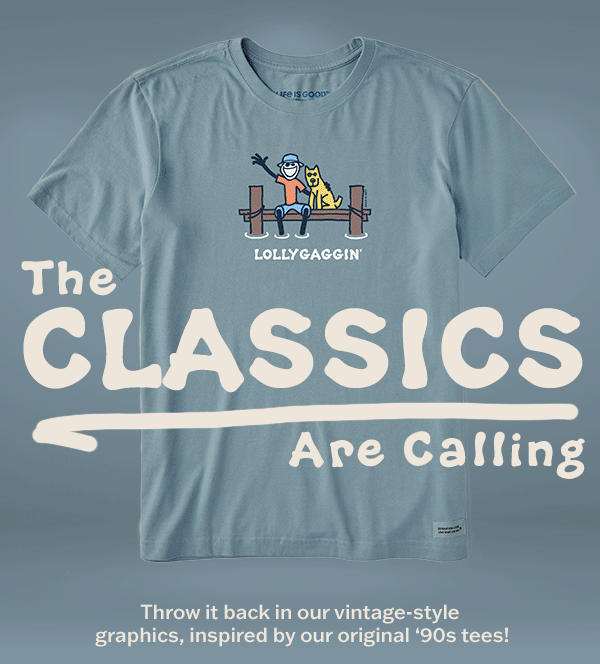 The classics are calling. Shop our vintage graphics.