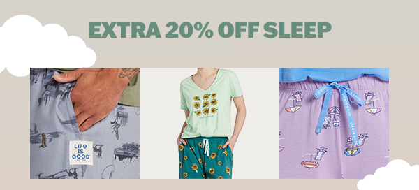 Extra 20% off sleep.